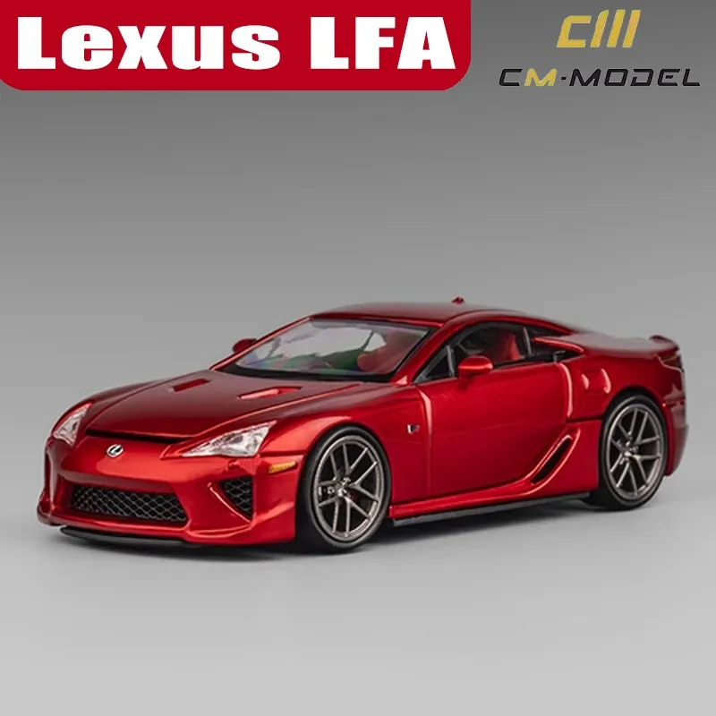 CM Model 1/64 Lexus LFA Su Zhou GTSHOW Legering Motorvoertuig Speelgoed spuitgieten Metalen Model Collectie Jongen Kerstcadeaus