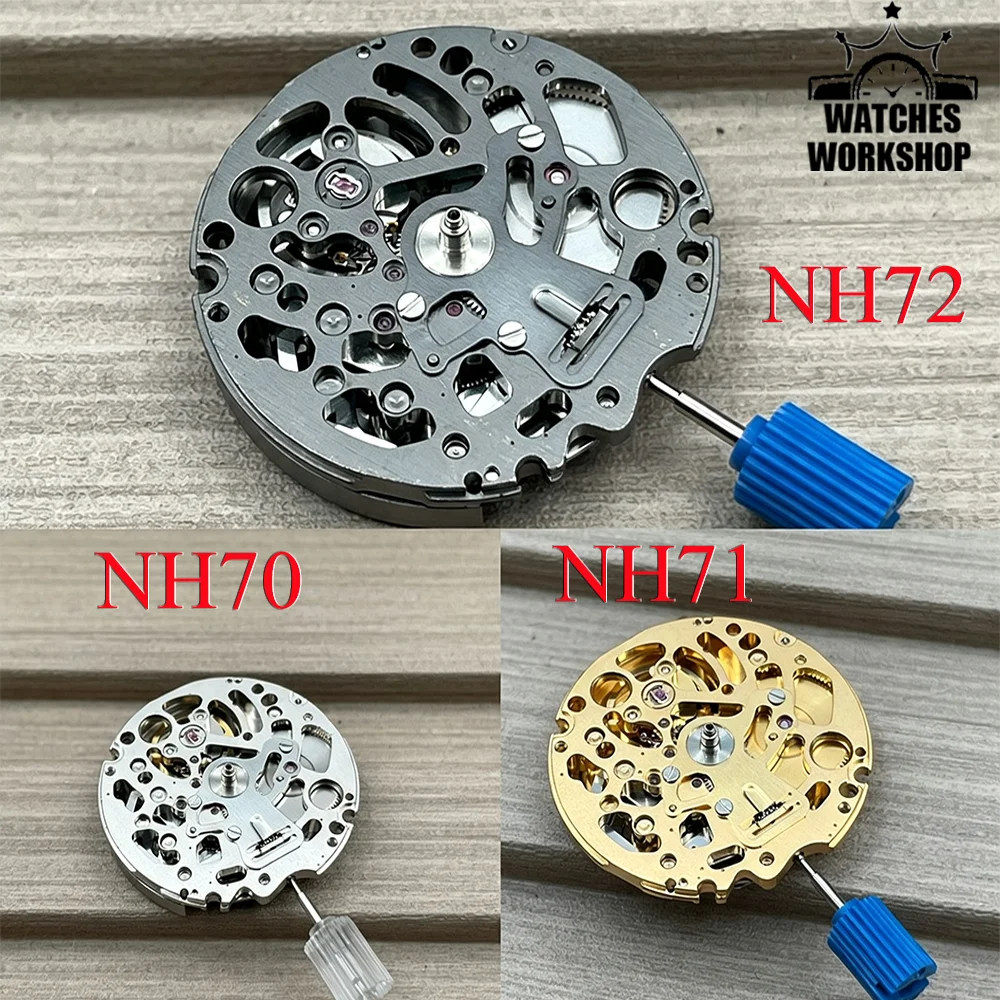 NH70 NH71 NH72 Watch Movement High Accuracy Automatic Mechanical 24 Jewels Replacement Mod Parts Watch Accessories
