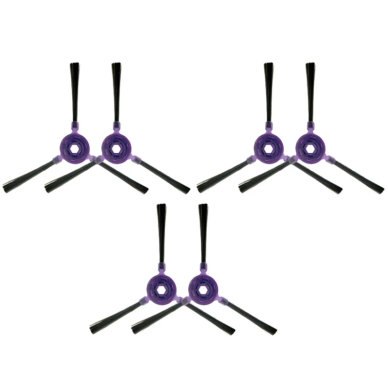 Боковые Щетки для пылесоса Midea I5 I5Young I9 I9EYE, 3 пары