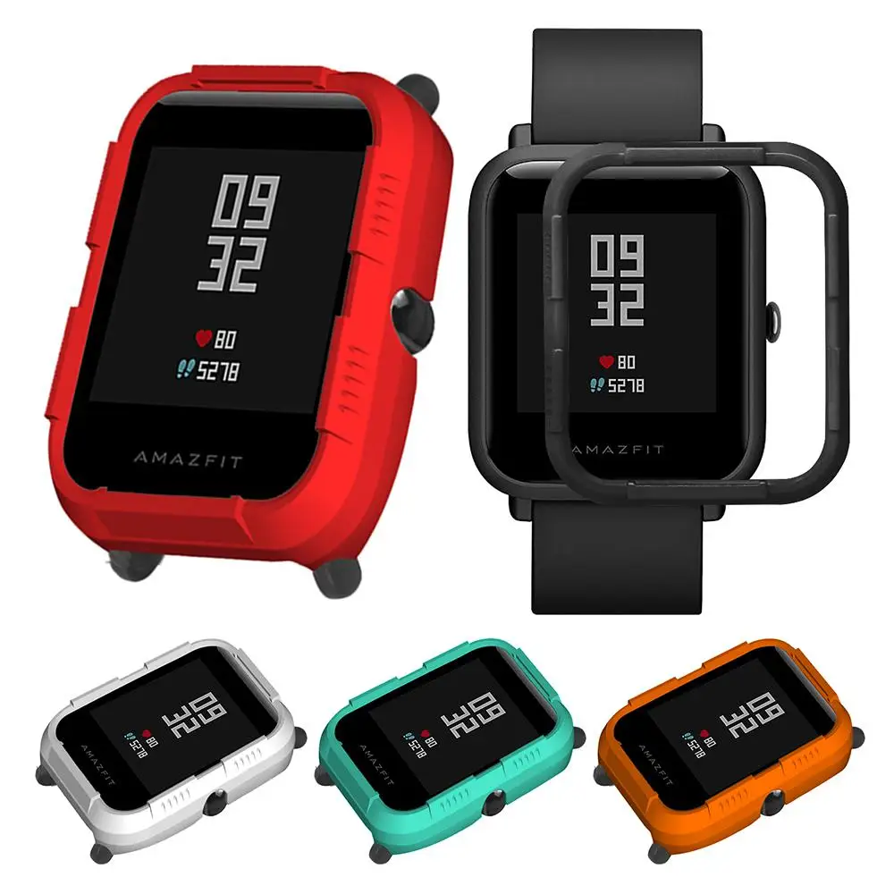 Soft Hard PC Protective Case For Amazfit Bip Youth Watch Cover Shell Frame Bumper Protector For Amazfit Bip Smart Watch