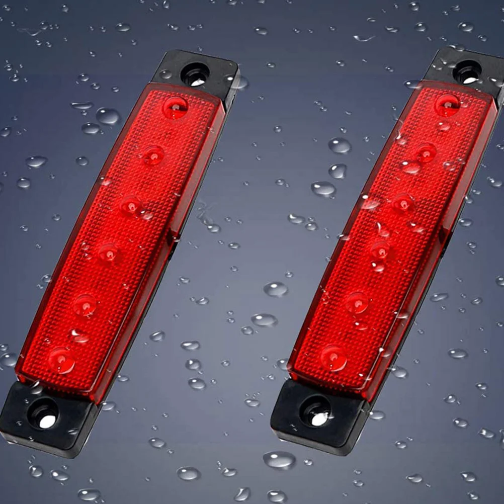 

6pcs Waterproof Boat Navigation 6 Leds Marine Boat Lights For Kayak Pontoon Led Stern Lights Utility Strip Light