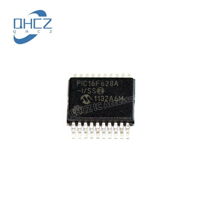 10pcs PIC16F628A-I/SS PIC16F628A 16F628A SSOP-20 New Original Integrated circuit IC chip Microcontroller Chip MCU In Stock