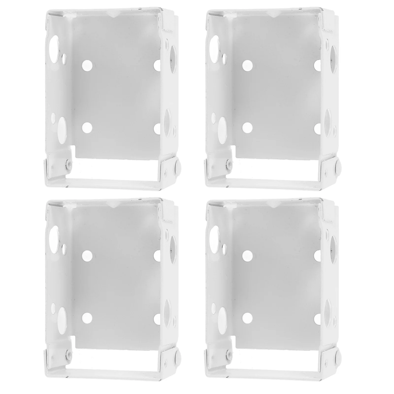 

4Pcs Window Blind Brackets Mounting Kit Sturdy Holder Easy Installation for Various Curtain Types Blinds Parts