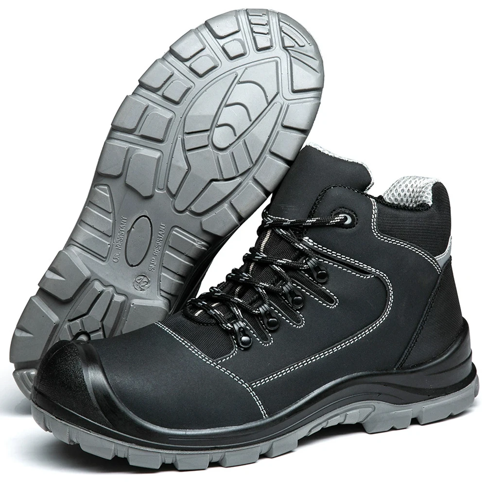 Waterproof Work Boots Steel Toe Shoes Men Puncture-Proof Safety Shoes Men Boots Industrial Shoes Protection Boots Indestructible
