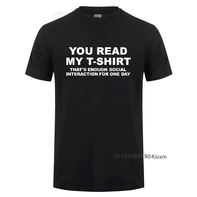 You Read My T-Shirt Funny Birthday Gift For Men Boyfriend Brother Faddish Vaporwave Cotton Short Sleeve T Shirt Dropshipping