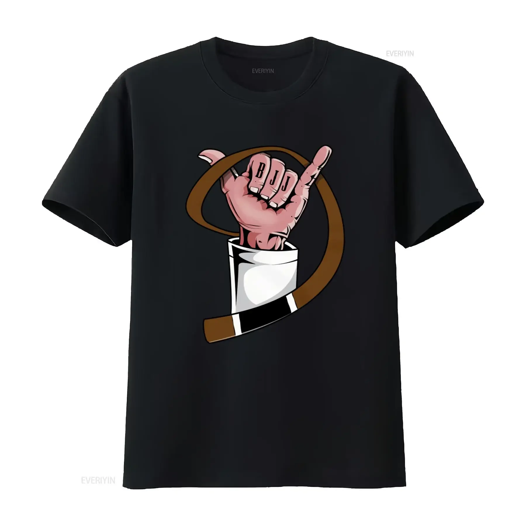 Cool Brazilian Jiu Jitsu Martial Arts BJJ Brown Belt T Shirt vintage Washed Unisex Soft Breathable Stretched homme graphic