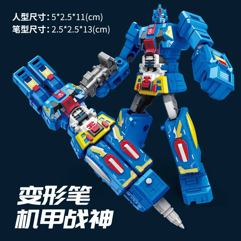 Hasbro Transformers Deformable Writing Ballpoint Pen Children Toys Transformation Robot Toy Action Figure Model for Kids Gifts