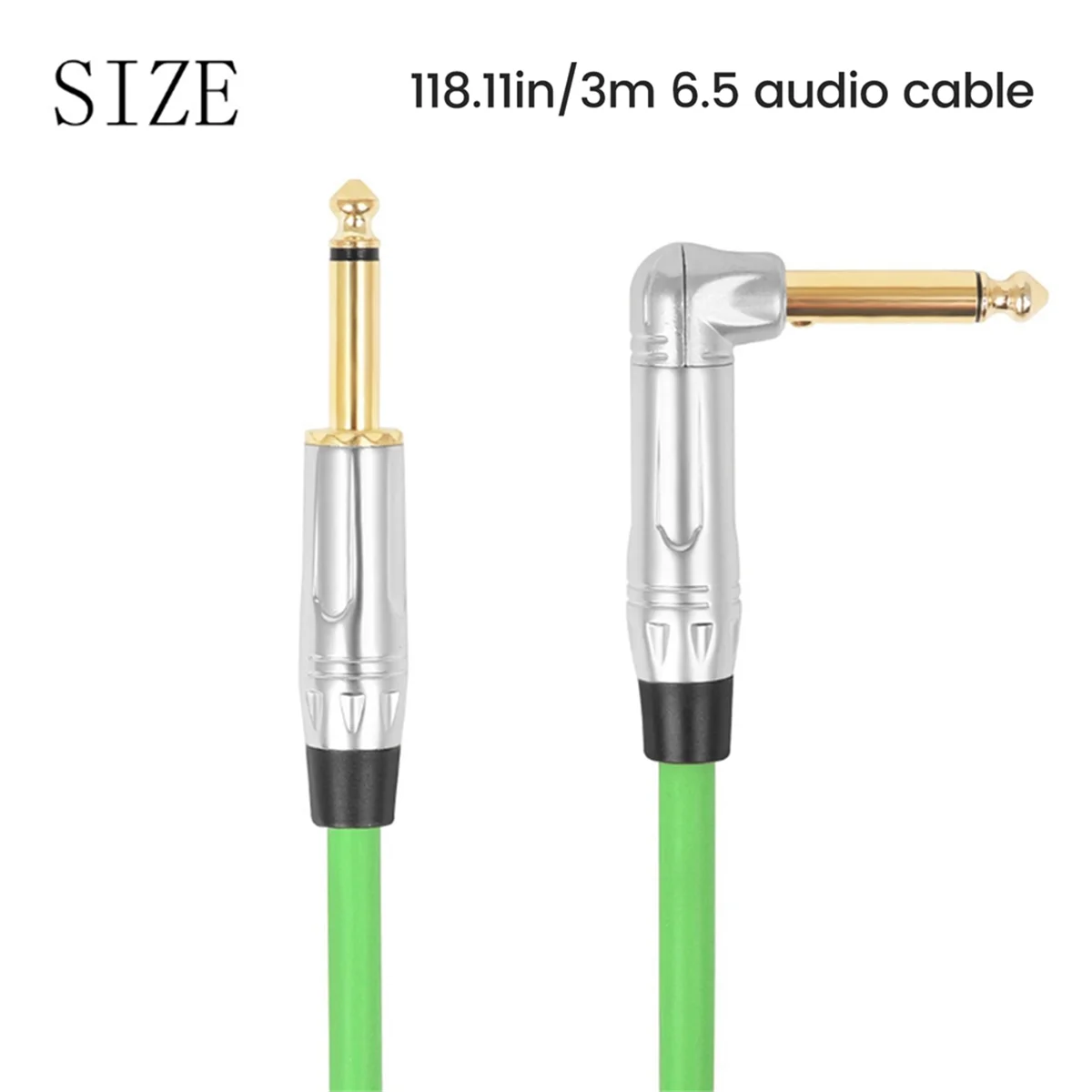 3meters Audio Connection Cable 3meters Noise Reduction Instrument Cable Boxwood Guitar Bass Audio Line Accessories