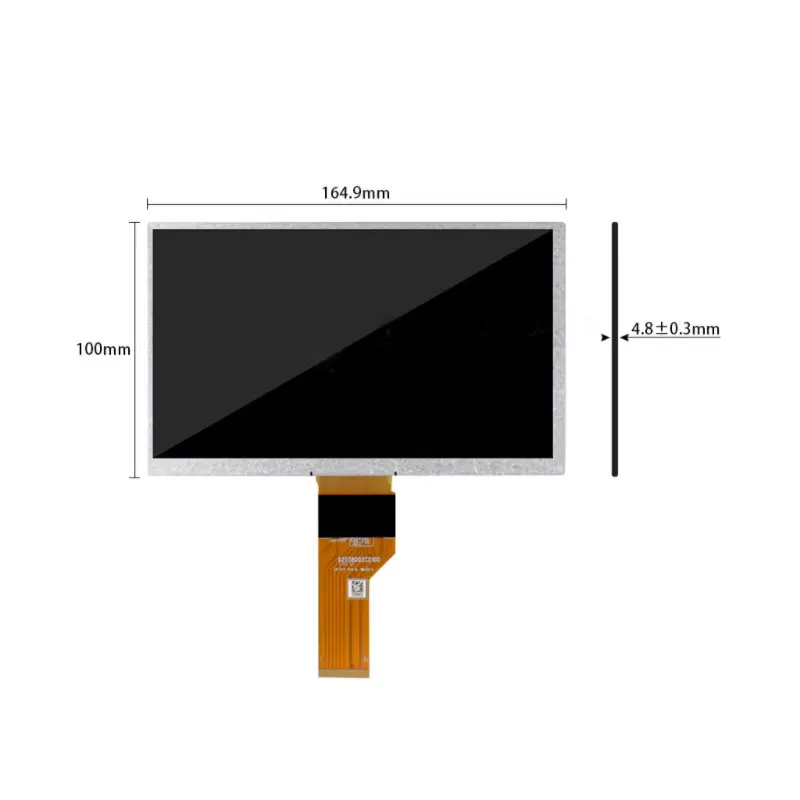 7 Inch NJ070NA-23A  LCD Screen With Touch Panel Control Board 1024X600 LVDS 40P For Car DVD GPS Navigation