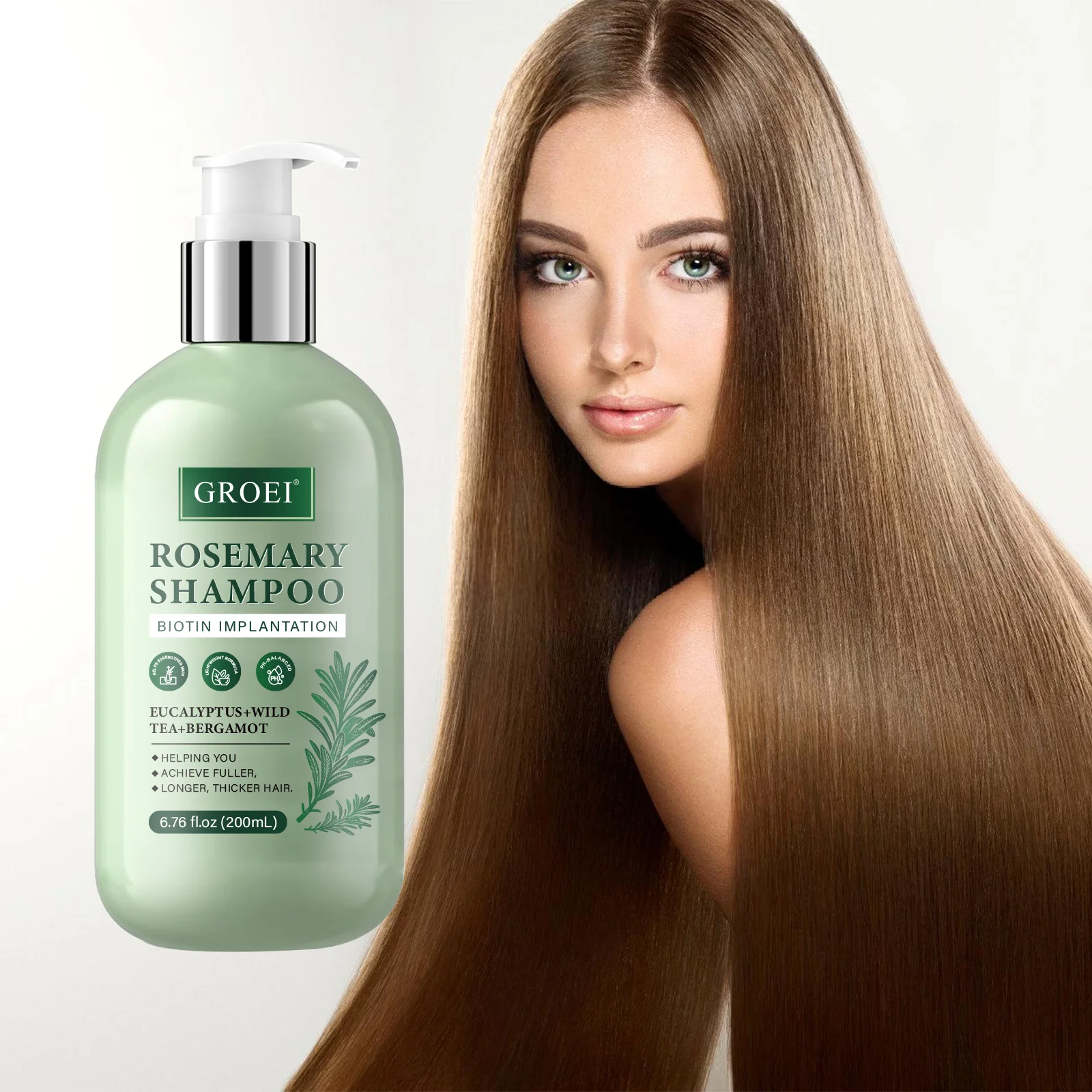 Rapid Hair Regrowth Shampoo Spray 200ml - 7-Day Anti-Hair Loss Treatment, Promotes Thicker, Healthier Hair for Women.