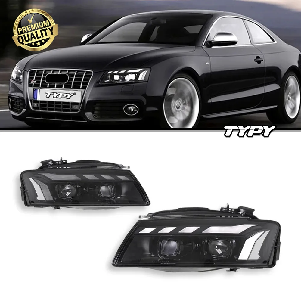 

TYPY Car Lights For Audi A5 2008-2011 Headlight Upgrade Modified to New DRL Dynamic Turn Signal LED Headlight Auto Accessories
