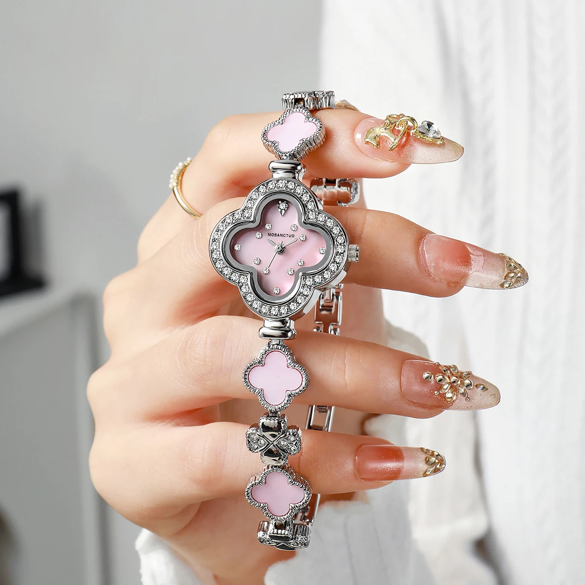 Luxury Four Leaf Clover Women' - Jewelry Watches Silver recension och pris