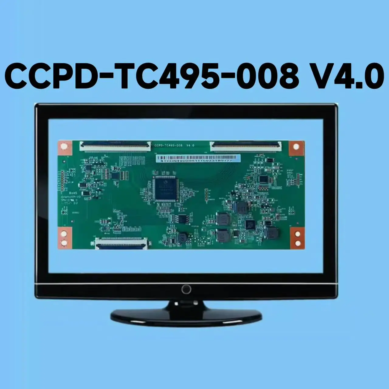 Placa t-con Original y genuino CCPD TC495 008 V4.0 STCON495G para placa lógica M50Q6-J01 V505-J01 50PFL5766/F7E E4AA50R 100012585