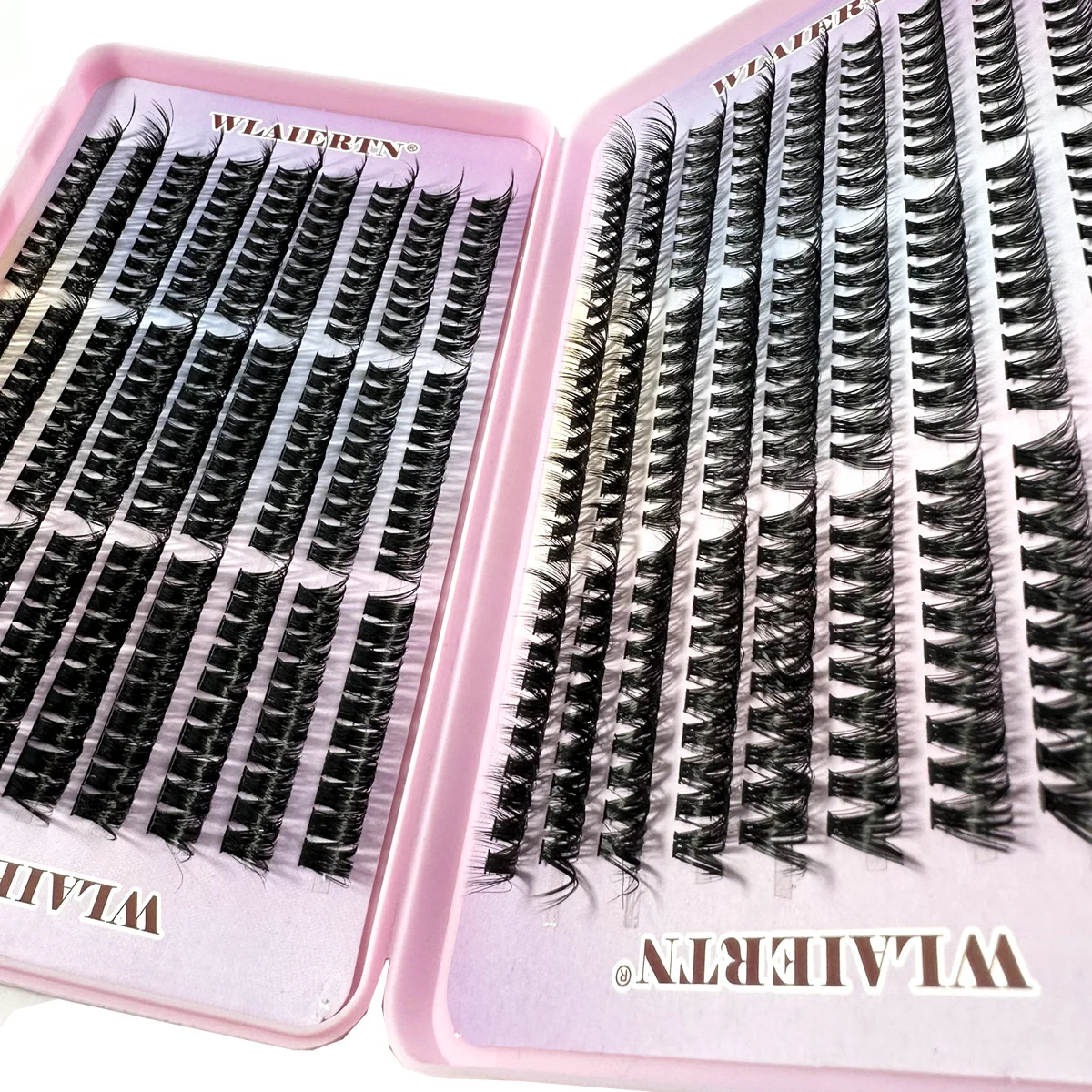 Faux Mink Eyelashes 600 Cluster C ม้วน 9-16 มม.ธรรมชาติ Eyelash Extension 3D รัสเซีย Strip ส่วนบุคคลขนตาแต่งหน้าเครื่องมือ