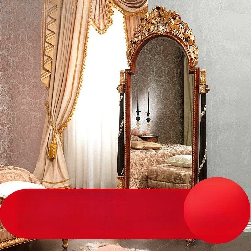 

Роскошная мебель для спальни: зеркало с декоративной резьбой из массива дерева, зеркало с цветочным узором, зеркало для повседневного использования.