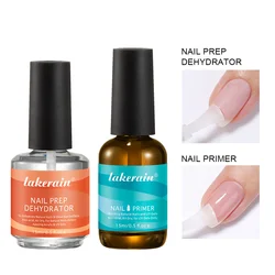 2Pcs 15ml Nail Primer Fast Air Dry Prep Dehydrator For Nail Soak Off Base Primer Gel First Nails Gel for Manicure Tools