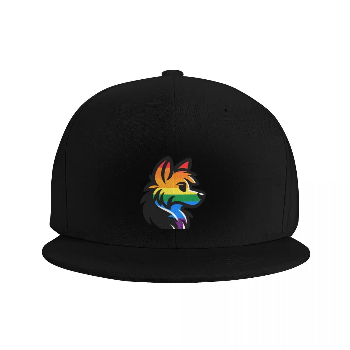 LGBTQ Furry Pride Wolf Logo Baseball Cap Hat Beach Sports Cap derby hat Rave Women Hats Men's