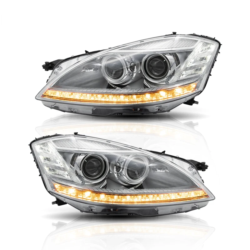 Factory Wholesales Full LED Headlights Head Lamp W221 S350 S500 S600 2006-2009 For Mercedes Benz S Class