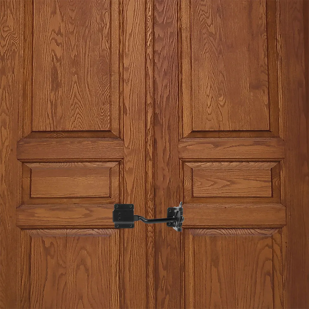 

Iron Gate Latch Electroplated Zinc Coated Heavy Duty Fence Lock For Wooden Metal Gates Outdoor Security Hook Eye Latch