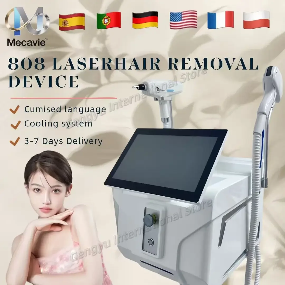 4000w 2in1  Diode 940nm 755 808 1064nm 4 Wavelength Laser ND:YAG Pico Q Switch Machine Painless Hair Removal Machine 2025