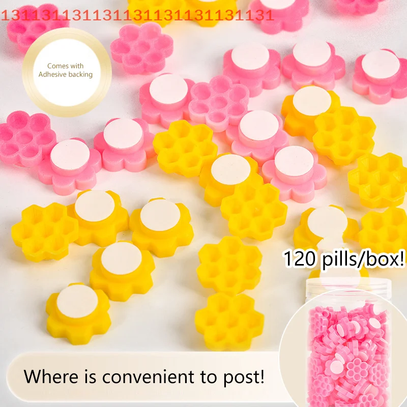 120 pçs/caixa auto adesivo extensão dos cílios cola copos atraso copo enxertia cílios maquiagem ferramenta tatuagem adesivo pigmento copos