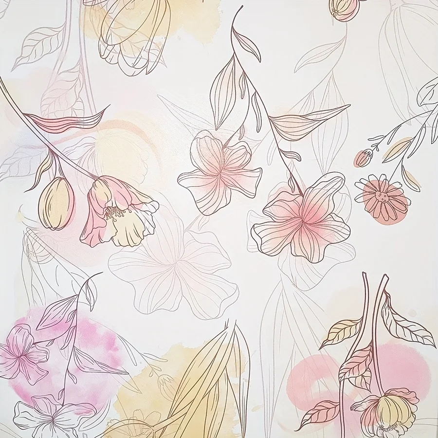 Aluminum film wallpaper self-adhesive waterproof moisture-proof bedroom living room background wallpaper household wall stickers