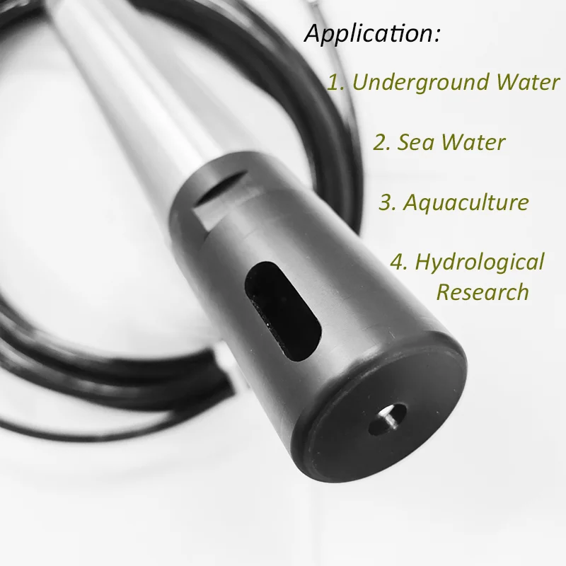 Sensore CTD di conducibilità della salinità della pressione della temperatura del livello dell'acqua elettrico digitale della sonda del mare sotterraneo profondo personalizzato