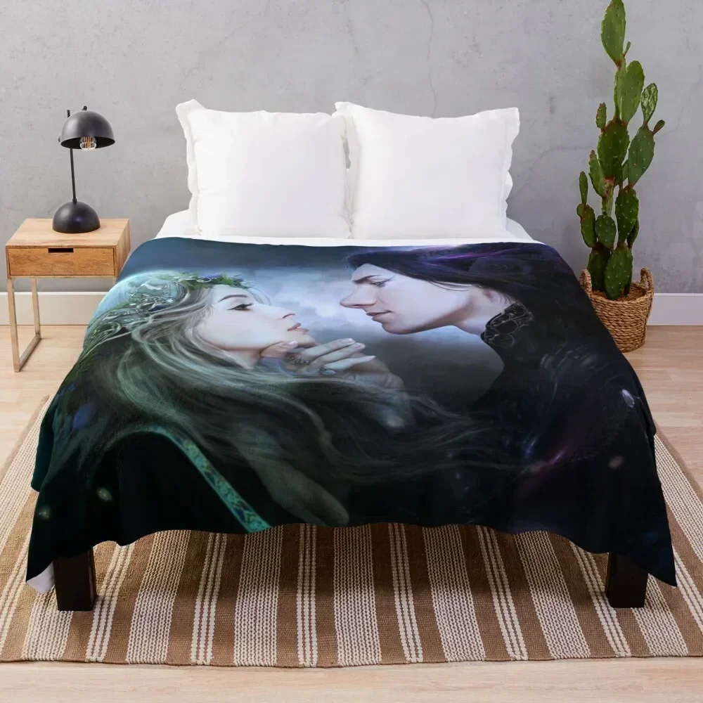

Hades and Persephone Throw Blanket Soft Sherpa Fleece Warm Blanket for Winter
