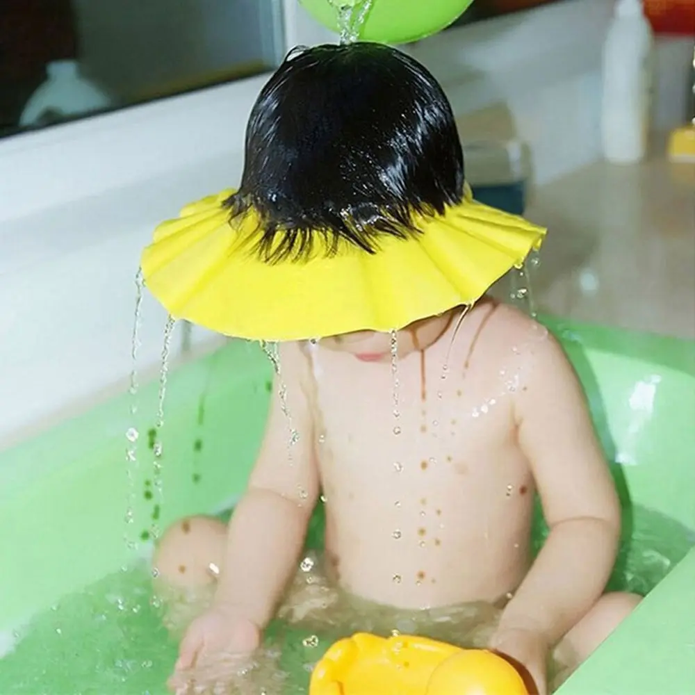Adjustable Baby  Shampoo Hat Bathing Shower Cap Wash Hair Shield