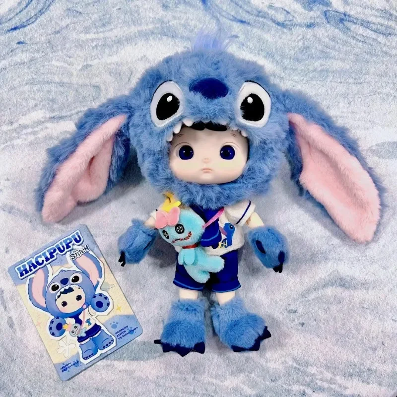 

POP'MART HACIPUPU Stitch 1/8 экшн-фигурка, игрушка, подарочный набор, аниме-кукла, модель капитана, декор, украшение, Рождественский подарок