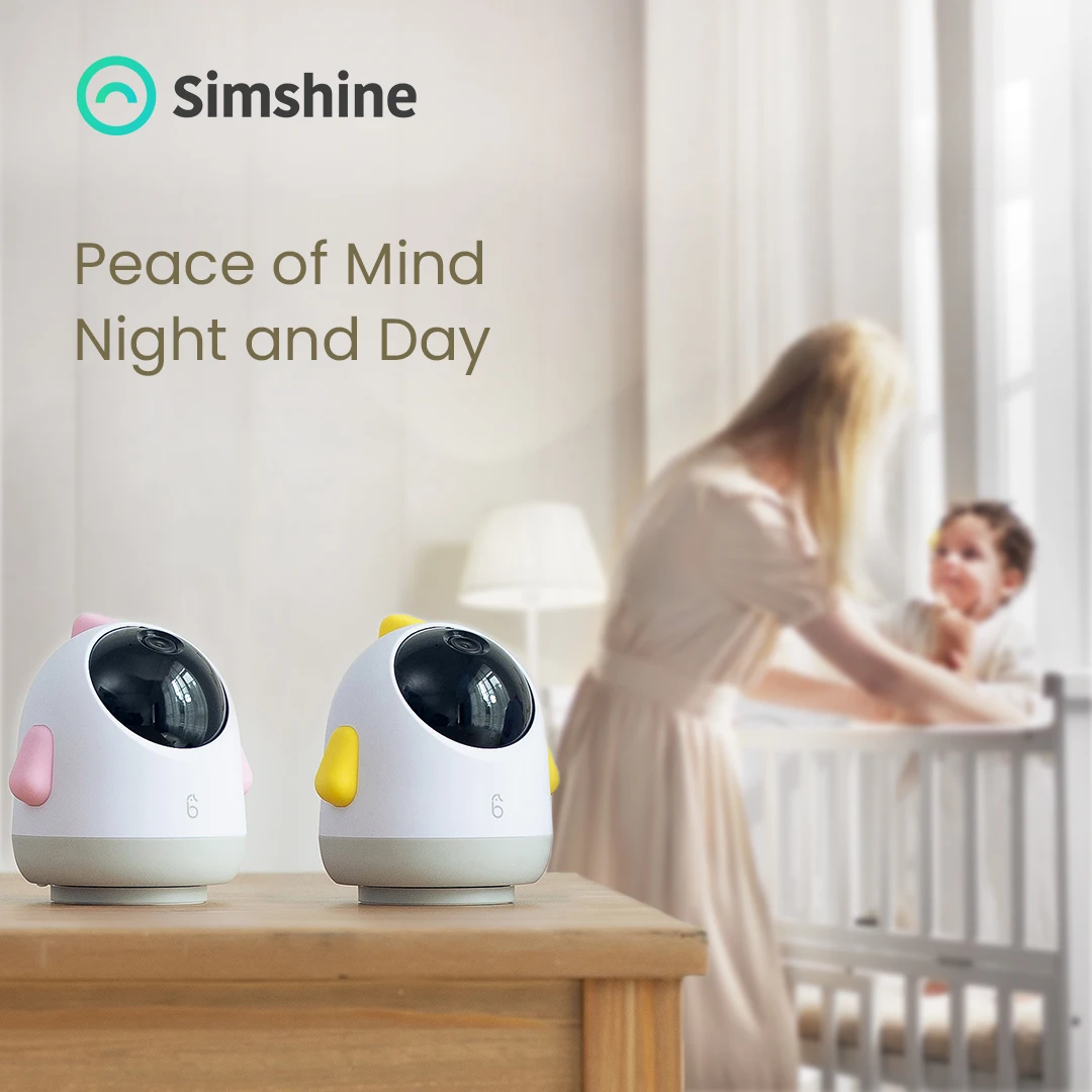 

2K Wifi Wirelress Smart Baby Monitor with Camera and Audio Crying Motion Detection Electronic Babyphone 5G Nanny Cam IP Intercom