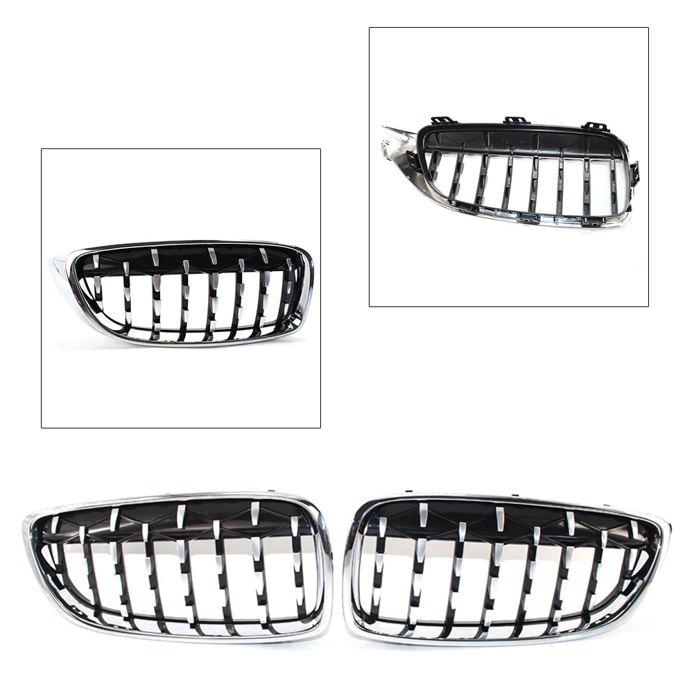 Diamond Style Car Front Grille Kidney Grill For BMW 4 Series F32 F33 F36 Sedan Wagon ABS Plastic Auto Car Accessories