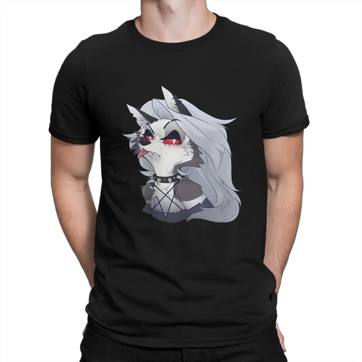 Loona T-Shirt für Männer H-Helluuva B-Boss Vintage 100% Baumwolle T-Shirt Rundhals ausschnitt Kurzarm T-Shirts Druck oberteile