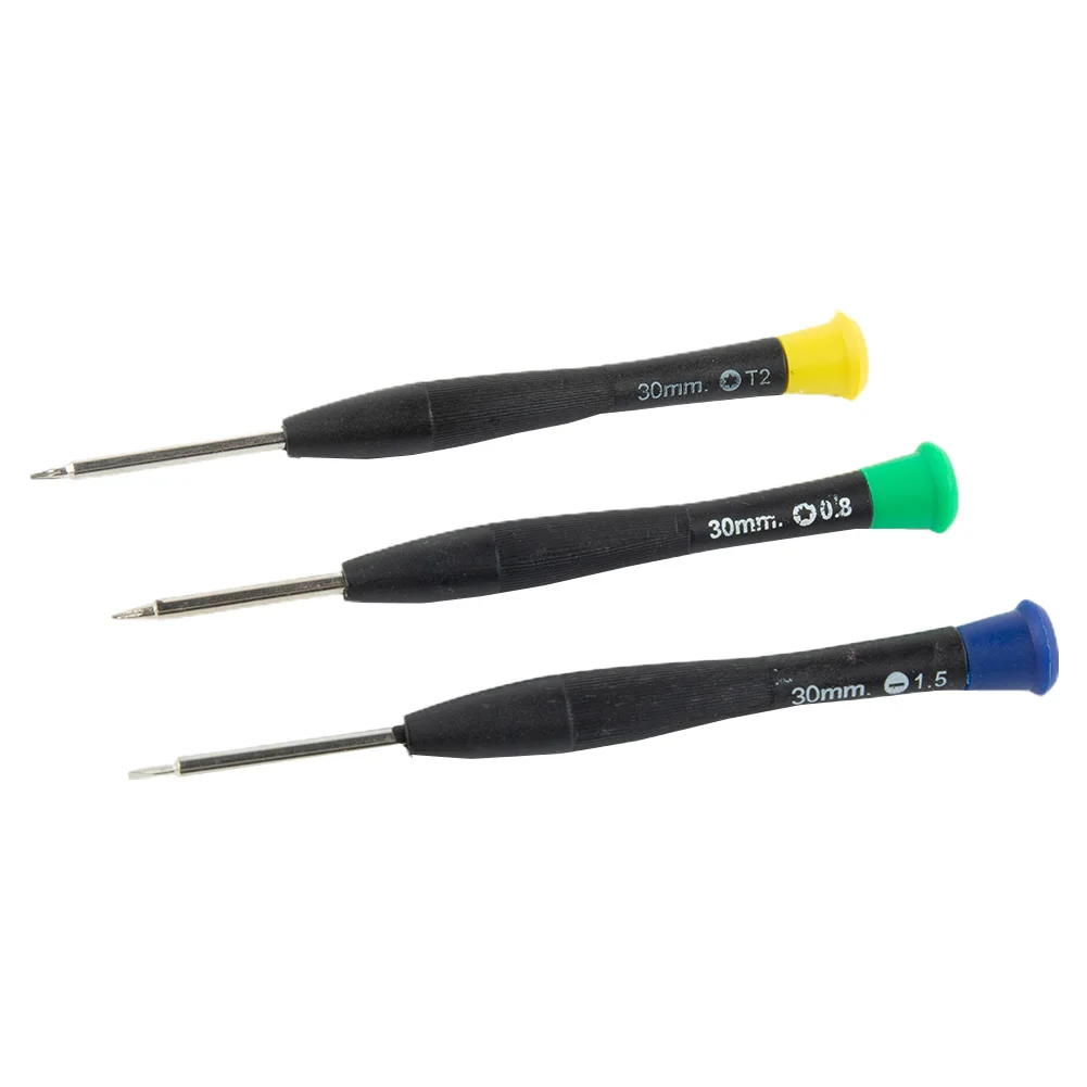 8 Pcs Precision Torx Cross Screwdriver Set Hand Screwdriver T3 T4 T5 PH000 SL1.5 Head For Watch Clock Repairing Manual Tools