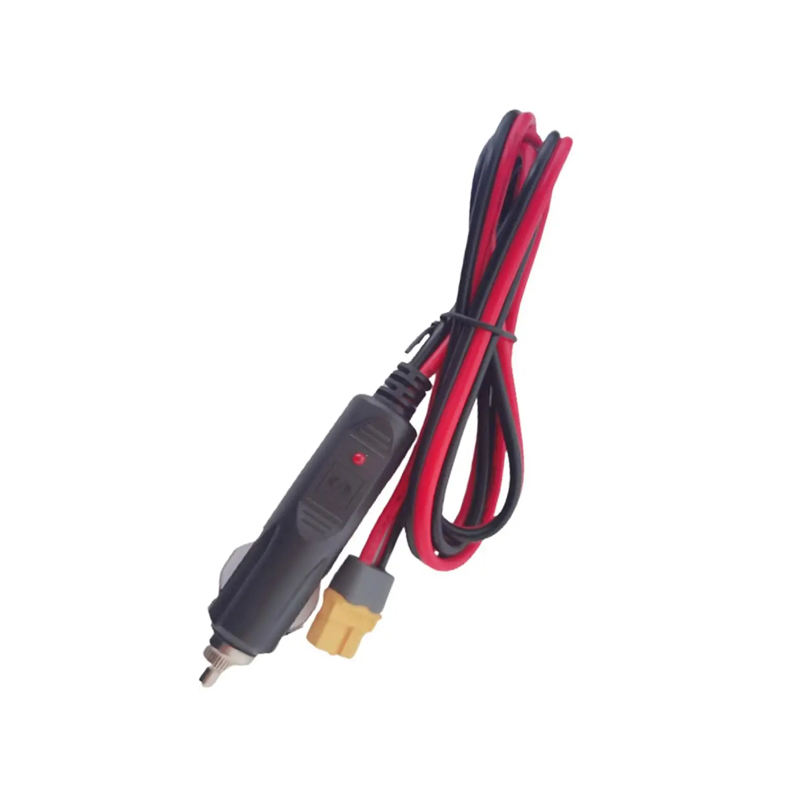 Car Cigarette Lighter Extension Cable Adapter Heat Resistant Copper Wire Charging Cord for Outdoor Activities