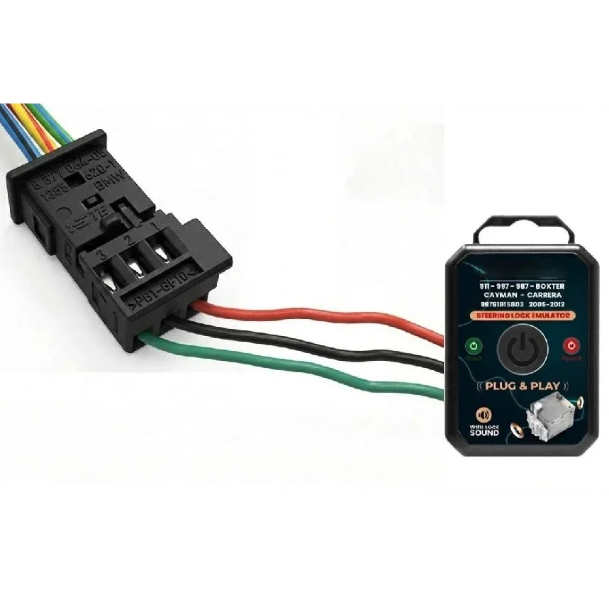 Compatible 99761815803 99761815804 Steering Lock Emulator Simulator For Porsche 911 997 987 for Boxster Cayman Carrera 2005-2012