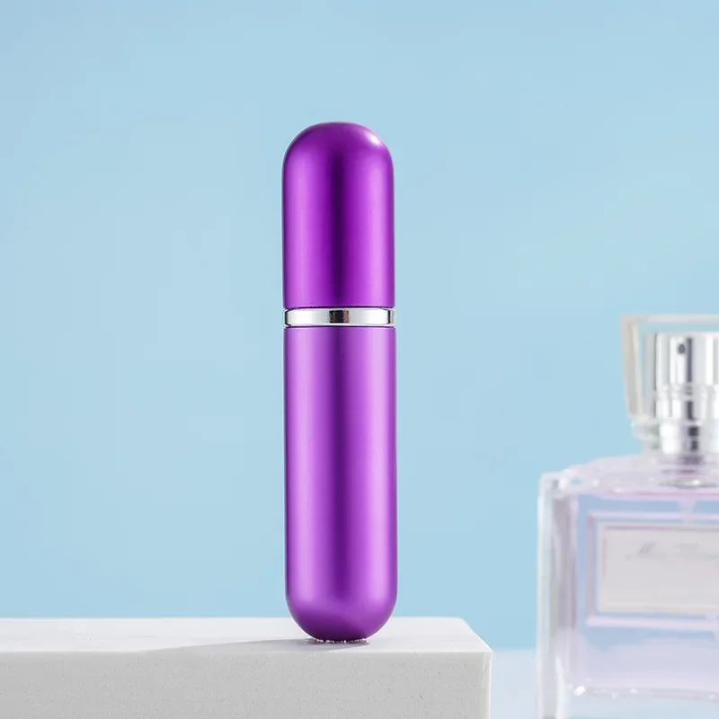 5 ml Tragbare Mini Parfüm Glas Flasche Reise Aluminium Spray Zerstäuber Leere Metall Parfüm Zerstäuber Sprayer – Detail 6
