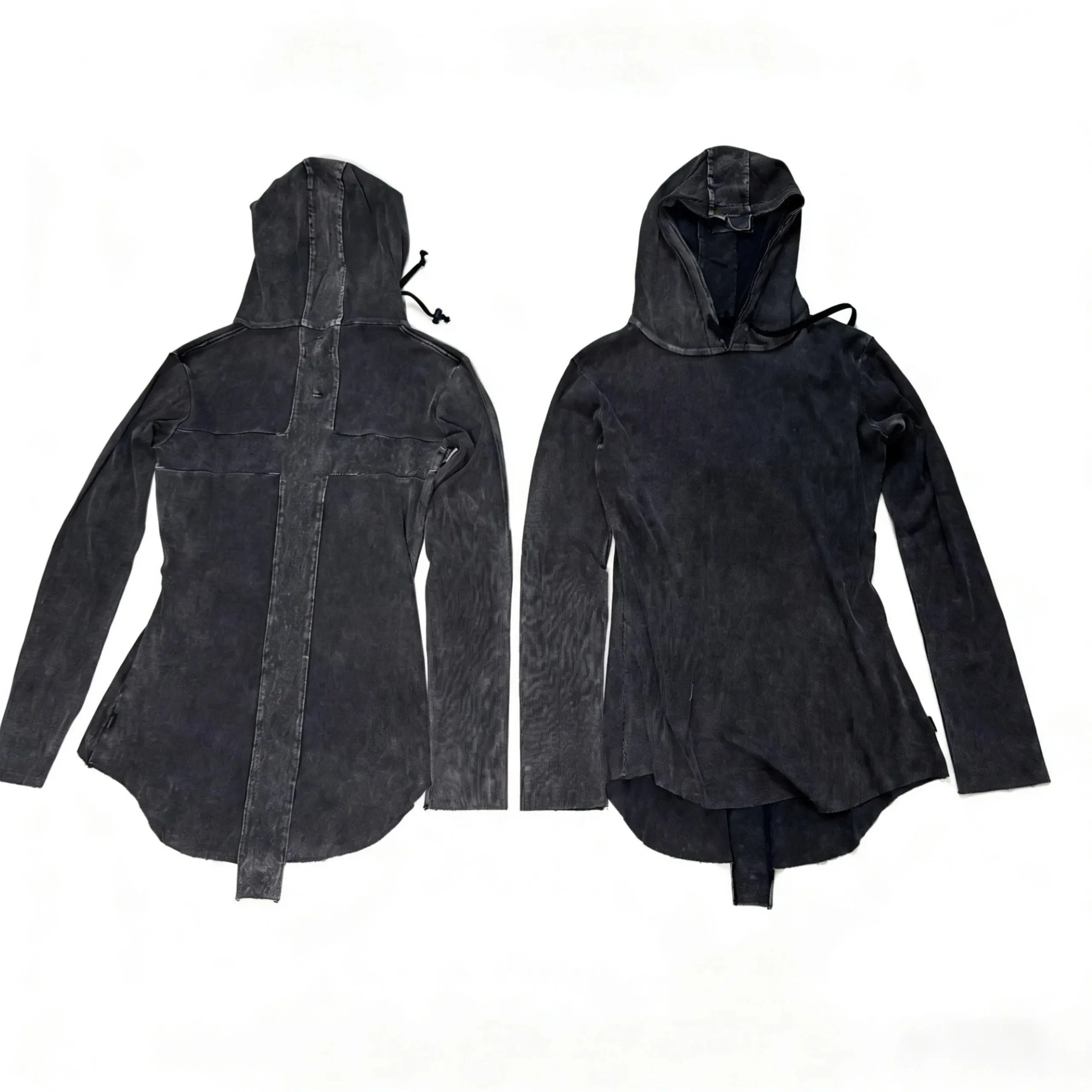 LGB Fried Snowflake Cross Sweater Visual Wasteland Hooded Jacket