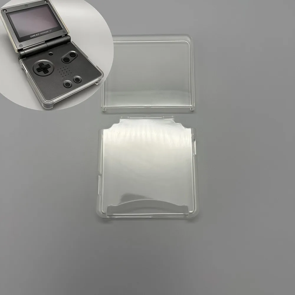 

For GBA SP Hybrid Silicone TPU Case - Crystal Clear Protective Cover