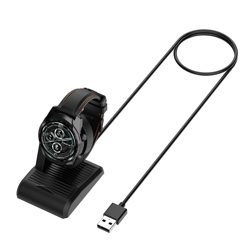 

Зарядное устройство высшего качества для Ticwatch Pro 5 3/Ticwatch E3/Ticwatch Pro X/Ticwatch Pro 3 LTE/Pro 3 Ultra USB-кабель для зарядки 1 м