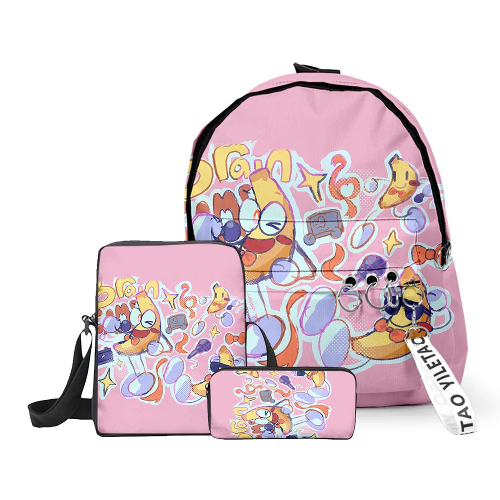 

Лопатка в стиле хип-хоп, игра для мозга, 3D принт, 3 шт./компл., школьные сумки для школьников, рюкзак для ноутбука, рюкзак, наклонная сумка на плечо, пенал