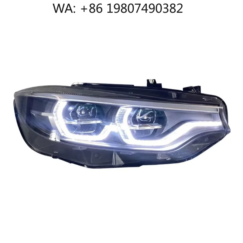LCI Style LED Headlight with Lens, High Low Beam Turn Signal Lamp, Auto Facelift Upgrade Styling Modified Parts