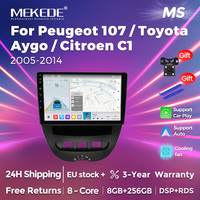 MEKEDE Android Car Multimedia Player For Peugeot 107 Toyota Aygo Citroen C1 2005-2014 4G GPS WIFI Carplay 2 Din Head it RDS