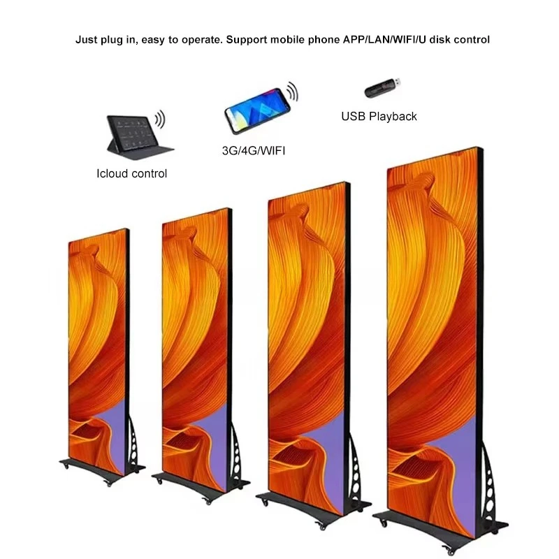 High Brightness 600-2500cd Waterproof P1.53 P1.25  P1.86 Outdoor Digital Signage LED Billboard 5 Year Warranty CE Certified