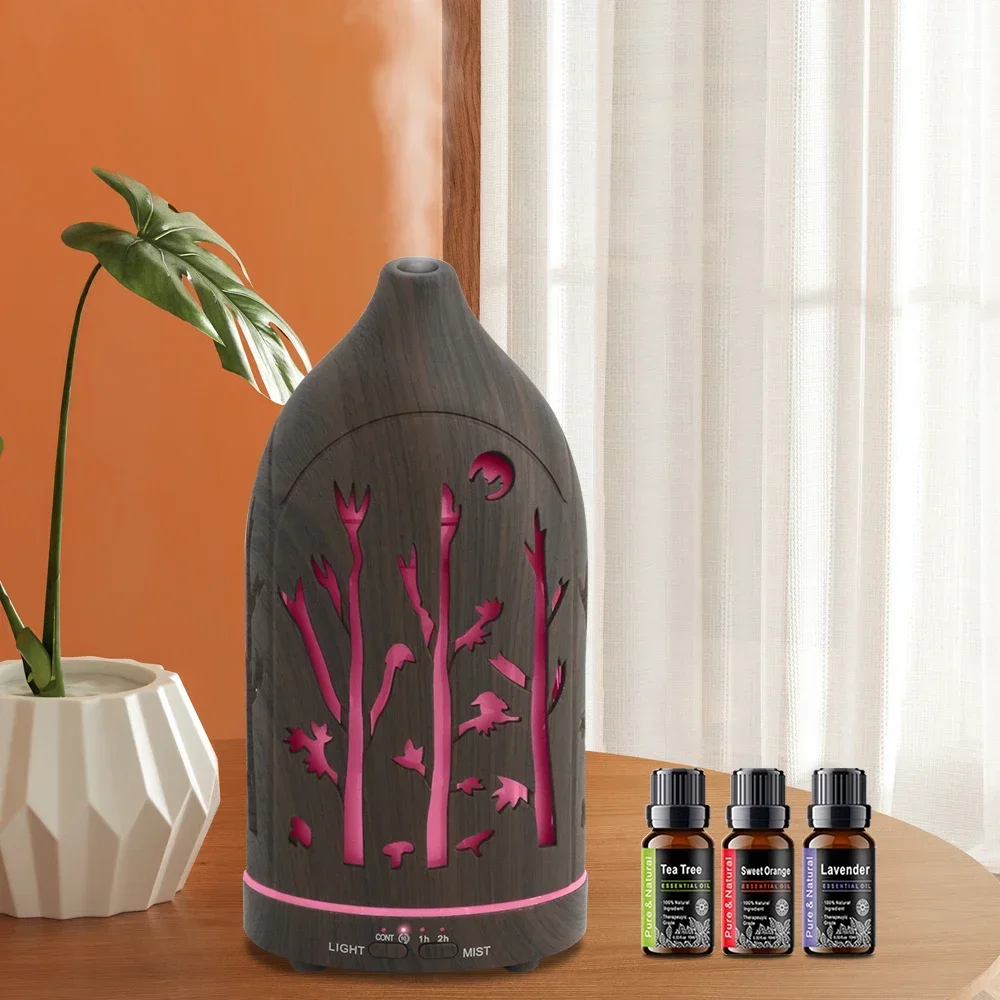 

Ultrasonic Diffuser with 3 Essential Oils Auto Shut Off, Quiet Operation