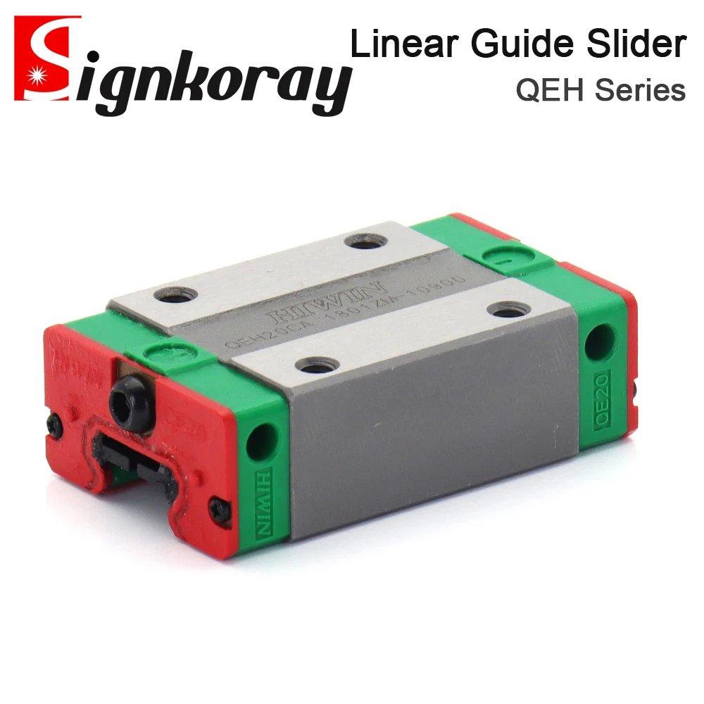 

SignkoRay HIWIN Linear Guide Slider QEH15CA QEH20CA QEH25CA for Linear Rail CNC Diy Parts