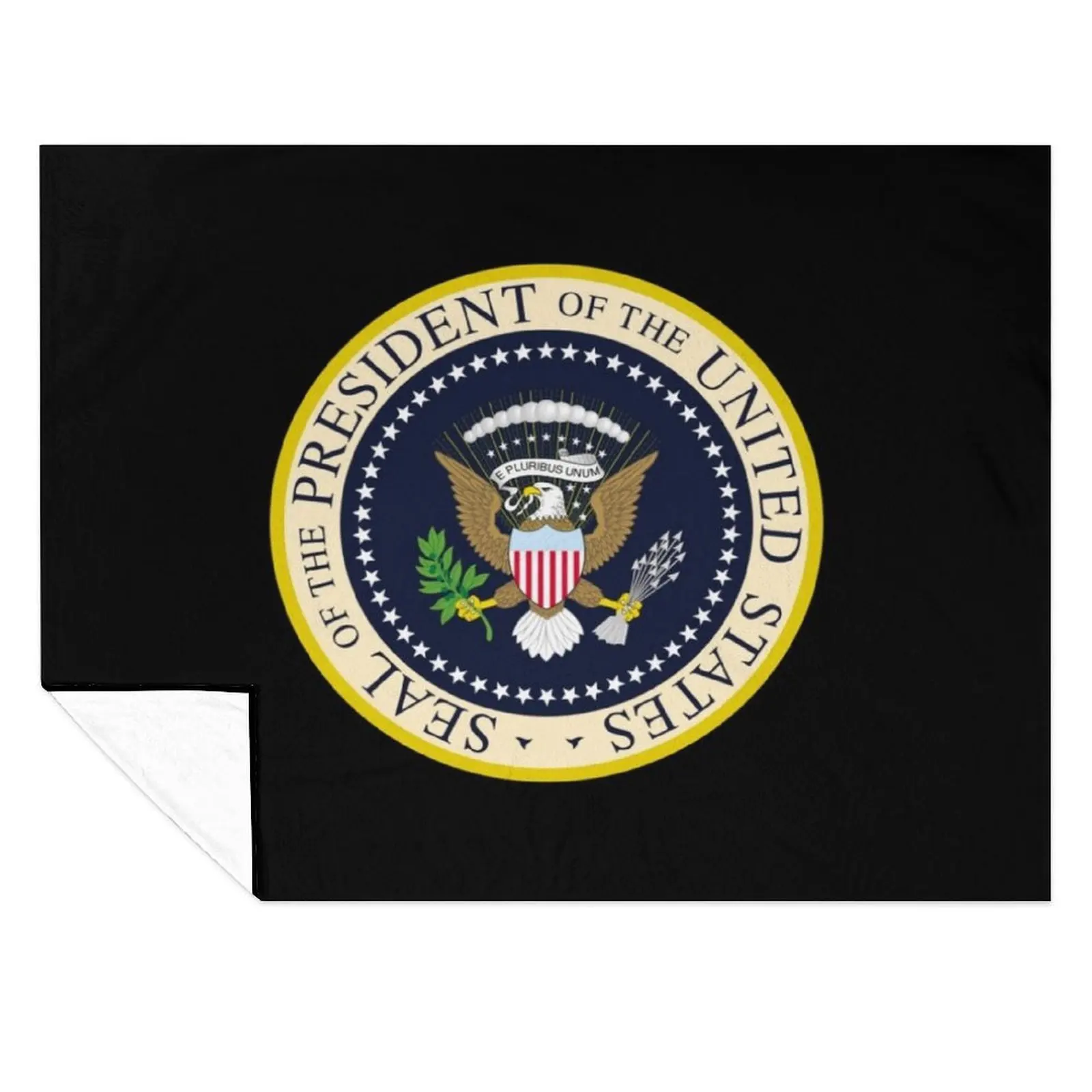 

seal of President of the United States Throw Blanket Kid'S Retros Flannel Fabric Blankets