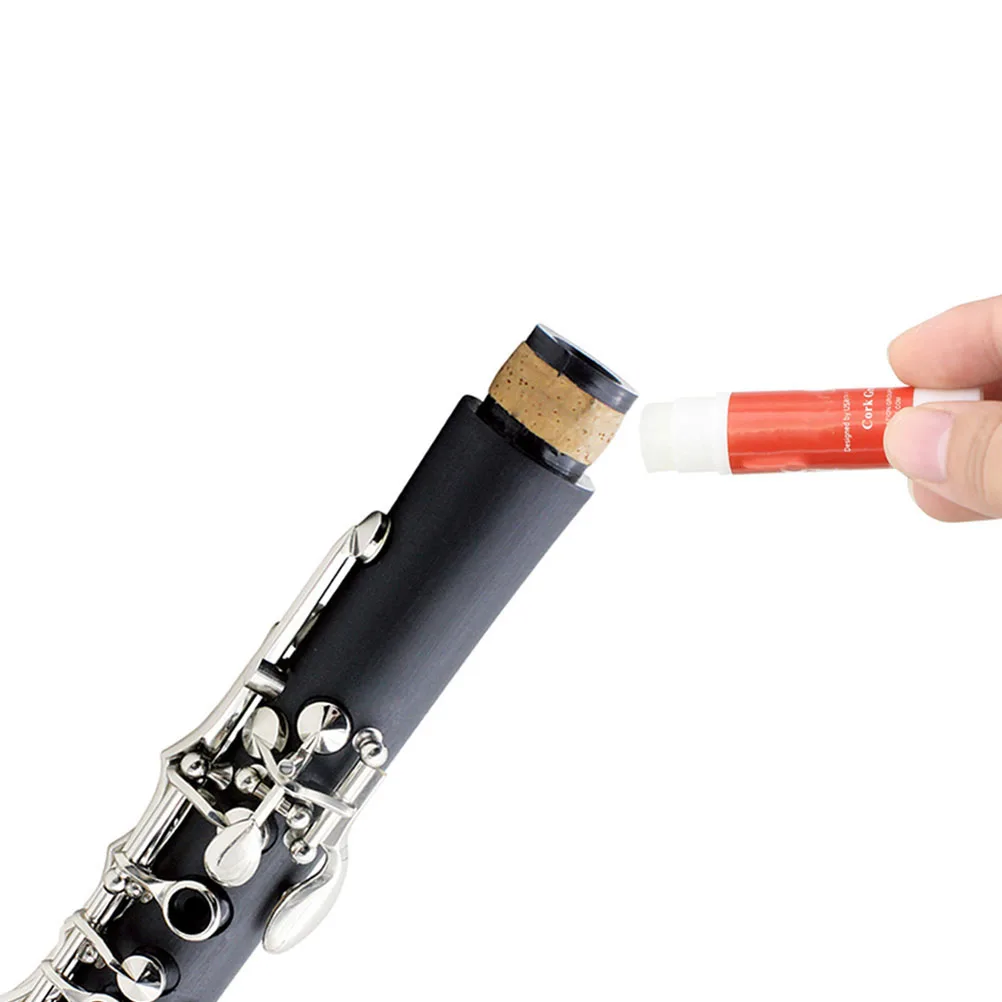 

5pcs Cork Grease Lubricate Cream for Saxophone Clarinet White Adhesive Long Lasting Durability Tuning Slide