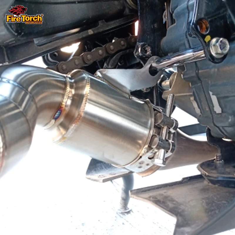 For Husqvarna 401 SVARTPILEN VITPILEN 125 250 2020 2021 Motorcycle Exhaust Escape Modify Mid Link Pipe Connect Original Muffler