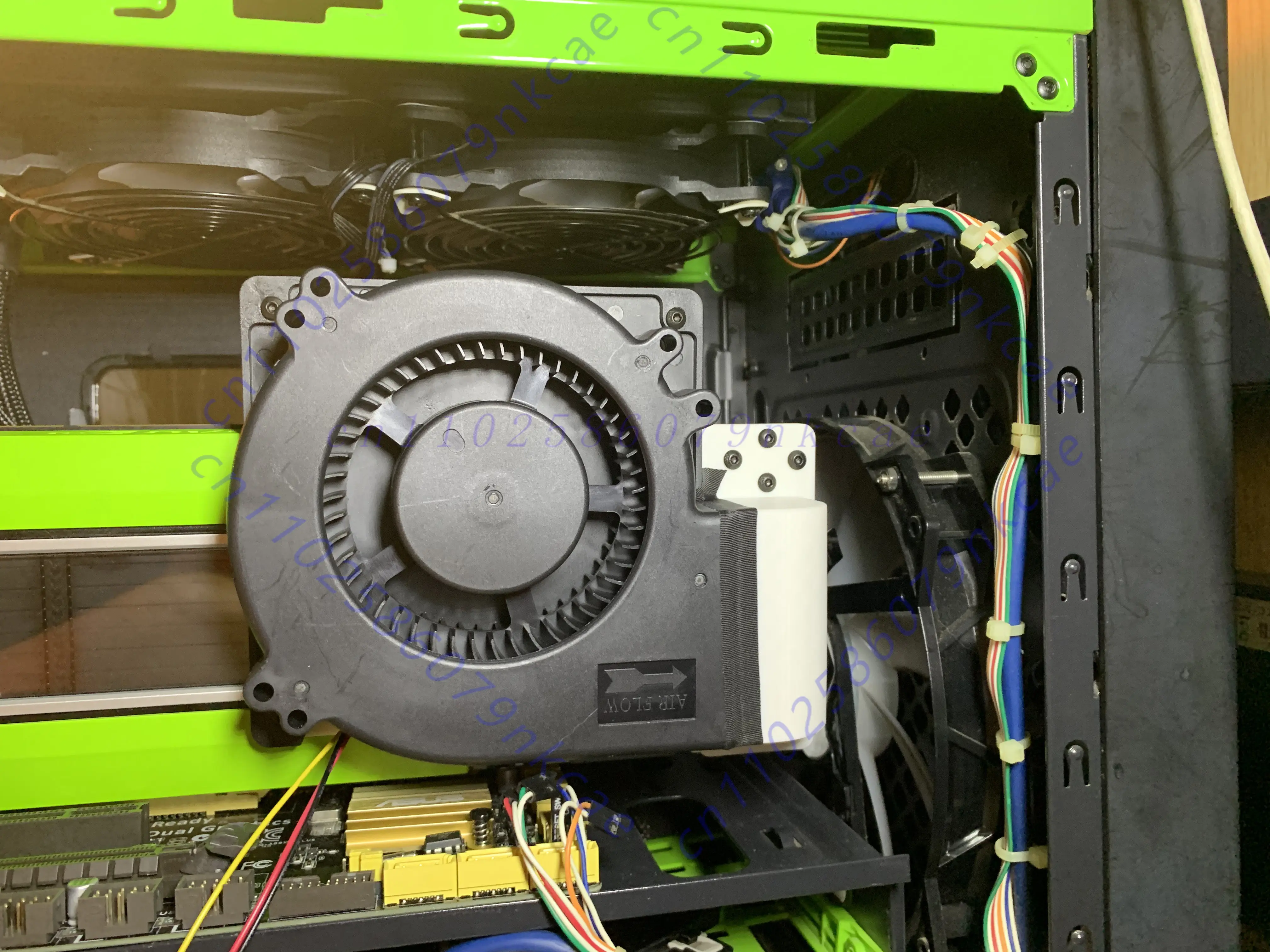 Mod Assembly For NVIDIA Tesla P40 P100 M40 GPU 12CM Full Active Cooling Fan Kit